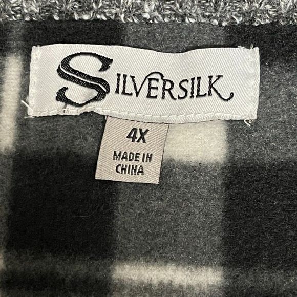 Silversilk Men's Warm Sweater Half Zip Lined Size 4X - Picture 6 of 12
